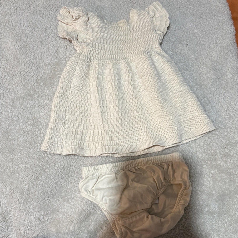 Carter's Cream Knit Casual Dress